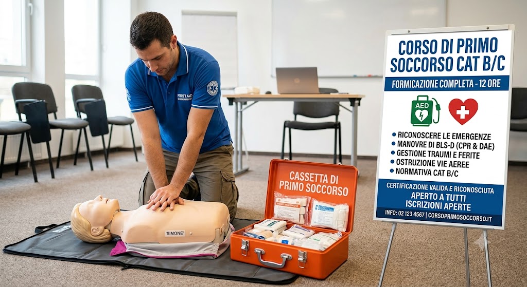 PRIMO SOCCORSO BASE – 12 ORE
